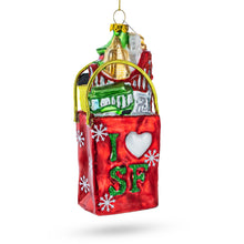 Load image into Gallery viewer, I Love San Francisco Glass Christmas Ornament