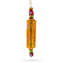 Load image into Gallery viewer, Kitchen Rolling Pin Glass Christmas Ornament