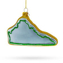Load image into Gallery viewer, State of Virginia Symbols, USA Glass Christmas Ornament