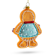 Load image into Gallery viewer, Sweet Gingerbread Man Glass Christmas Ornament