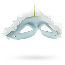 Load image into Gallery viewer, Whimsical Carnival Mask Glass Christmas Ornament