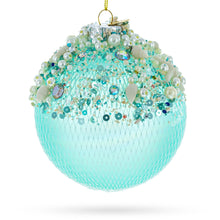 Load image into Gallery viewer, Nautical-Themed Glass Christmas Ornament