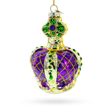 Load image into Gallery viewer, Royal Crown Regal Glass Christmas Ornament