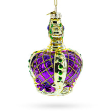 Load image into Gallery viewer, Royal Crown Regal Glass Christmas Ornament
