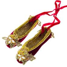 Load image into Gallery viewer, Red Shoes Glass Christmas Ornament