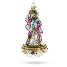 Load image into Gallery viewer, Nativity Scene Sacred Glass Christmas Ornament