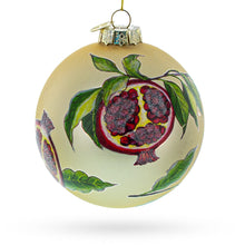 Load image into Gallery viewer, Pomegranate Design Glass Ball Christmas Ornament
