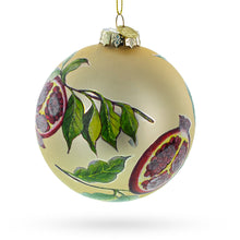 Load image into Gallery viewer, Pomegranate Design Glass Ball Christmas Ornament