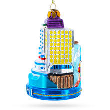 Load image into Gallery viewer, Landmarks of Miami, Florida Glass Christmas Ornament