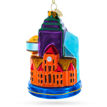 Load image into Gallery viewer, Landmarks of Dallas, Texas Glass Christmas Ornament