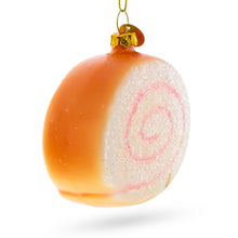 Load image into Gallery viewer, Cake Roll Glass Christmas Ornament