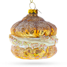 Load image into Gallery viewer, Whipping Cream Pastry Glass Christmas Ornament