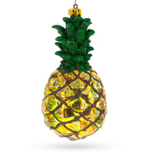 Load image into Gallery viewer, Shiny Pineapple Glass Christmas Ornament