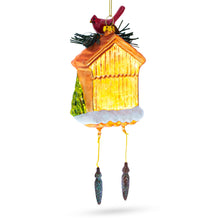 Load image into Gallery viewer, Cuckoo Clock Glass Christmas Ornament