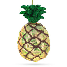 Load image into Gallery viewer, Pineapple Glass Christmas Ornament