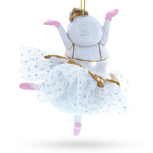 Load image into Gallery viewer, Snow Girl Ballerina Glass Christmas Ornament