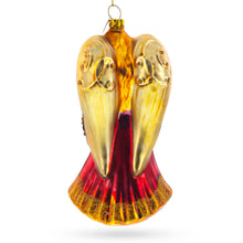 Load image into Gallery viewer, Praying Angel Glass Christmas Ornament