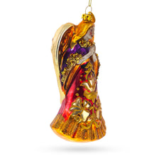 Load image into Gallery viewer, Praying Angel Glass Christmas Ornament