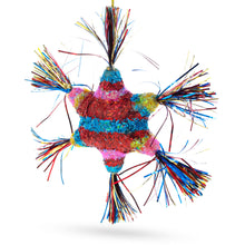 Load image into Gallery viewer, Pinata Star Glass Christmas Ornament
