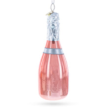 Load image into Gallery viewer, Pink Sparkling Wine Glass Christmas Ornament