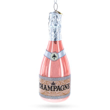 Load image into Gallery viewer, Pink Sparkling Wine Glass Christmas Ornament