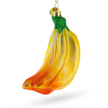 Load image into Gallery viewer, Bananas Glass Christmas Ornament