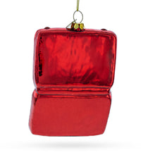 Load image into Gallery viewer, Handyman with Toolbox Glass Christmas Ornament