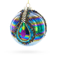 Load image into Gallery viewer, Radiant with Intricate Gems Glass Ball Christmas Ornament 4.6 Inches
