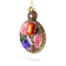 Load image into Gallery viewer, Charcuterie Board Glass Christmas Ornament