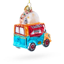 Load image into Gallery viewer, Taco Truck Glass Christmas Ornament