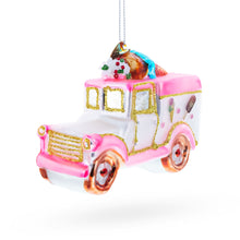 Load image into Gallery viewer, Ice Cream Truck Glass Christmas Ornament