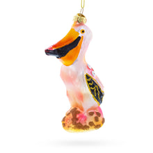 Load image into Gallery viewer, Pelican Glass Christmas Ornament
