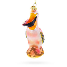 Load image into Gallery viewer, Pelican Glass Christmas Ornament