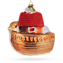 Load image into Gallery viewer, Timeless Noah's Ark Glass Christmas Ornament