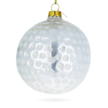 Load image into Gallery viewer, Textured Golf Ball Glass Christmas Ornament