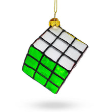 Load image into Gallery viewer, Magic Cube Glass Christmas Ornament