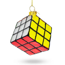 Load image into Gallery viewer, Magic Cube Glass Christmas Ornament