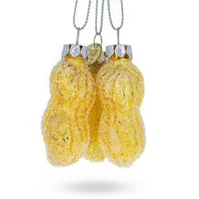 Load image into Gallery viewer, Trio of Peanuts Glass Christmas Ornament
