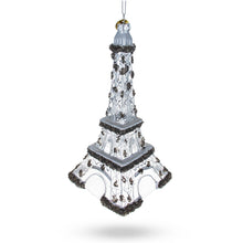 Load image into Gallery viewer, Iconic Eiffel Tower, Paris Glass Christmas Ornament