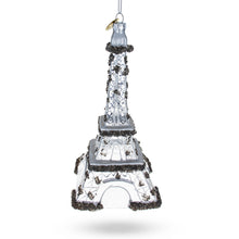 Load image into Gallery viewer, Iconic Eiffel Tower, Paris Glass Christmas Ornament