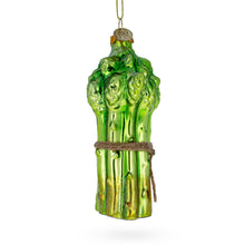 Load image into Gallery viewer, Fresh Asparagus Glass Christmas Ornament