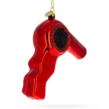 Load image into Gallery viewer, Hair Dryer Glass Christmas Ornament