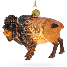 Load image into Gallery viewer, Buffalo Glass Christmas Ornament