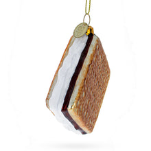 Load image into Gallery viewer, Chocolate-Dipped Cookie or Biscuit Glass Christmas Ornament