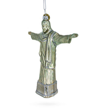 Load image into Gallery viewer, Christ the Redeemer, Rio De Janeiro, Brazil Glass Christmas Ornament