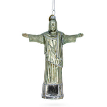 Load image into Gallery viewer, Christ the Redeemer, Rio De Janeiro, Brazil Glass Christmas Ornament