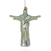 Load image into Gallery viewer, Christ the Redeemer, Rio De Janeiro, Brazil Glass Christmas Ornament