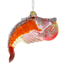 Load image into Gallery viewer, Red Lobster Glass Christmas Ornament