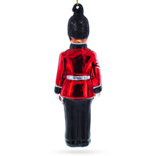 Load image into Gallery viewer, British Royal Guard British Glass Christmas Ornament
