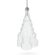 Load image into Gallery viewer, Gifts by Christmas Tree Clear Glass Christmas Ornament.
